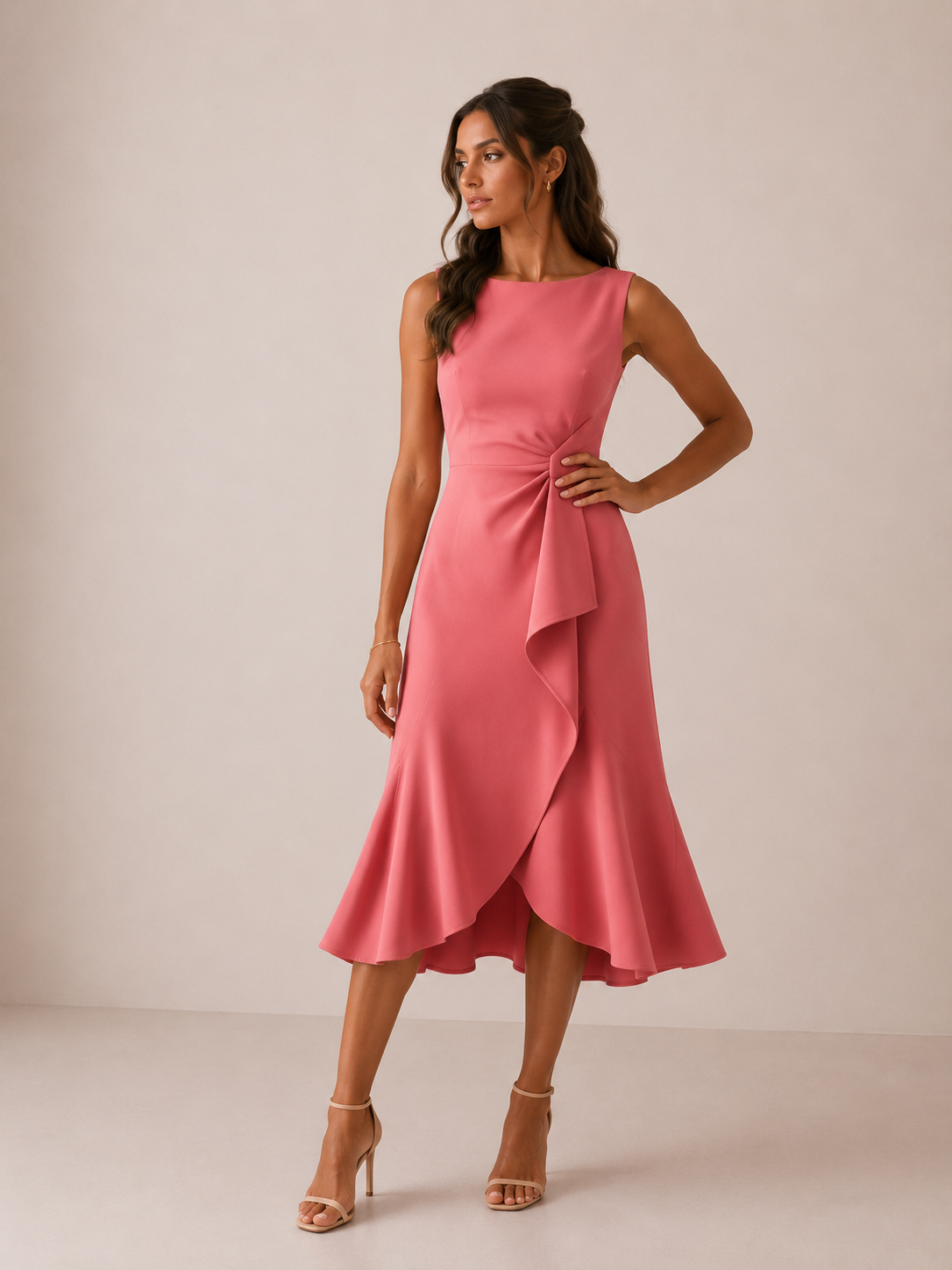 Vestido Con Volantes