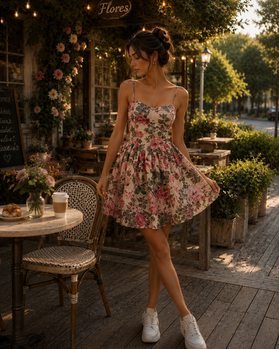 Minivestido De Tirantes