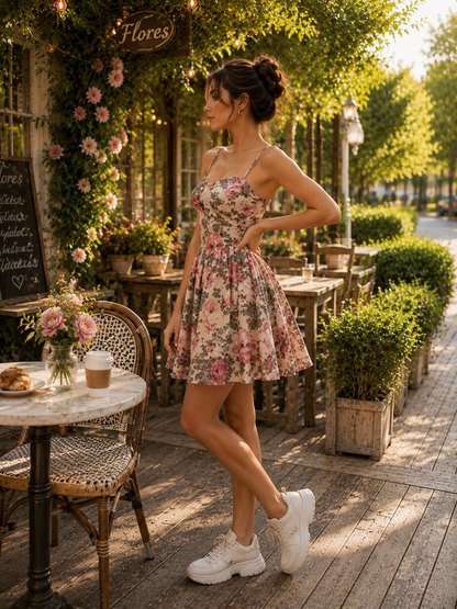 Minivestido De Tirantes