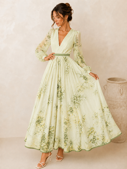 Vestıdo Maxı Boho Plısado