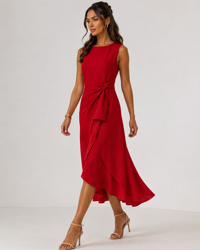 Vestido Con Volantes