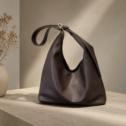 Bolso De Hombro De Cuero Suave